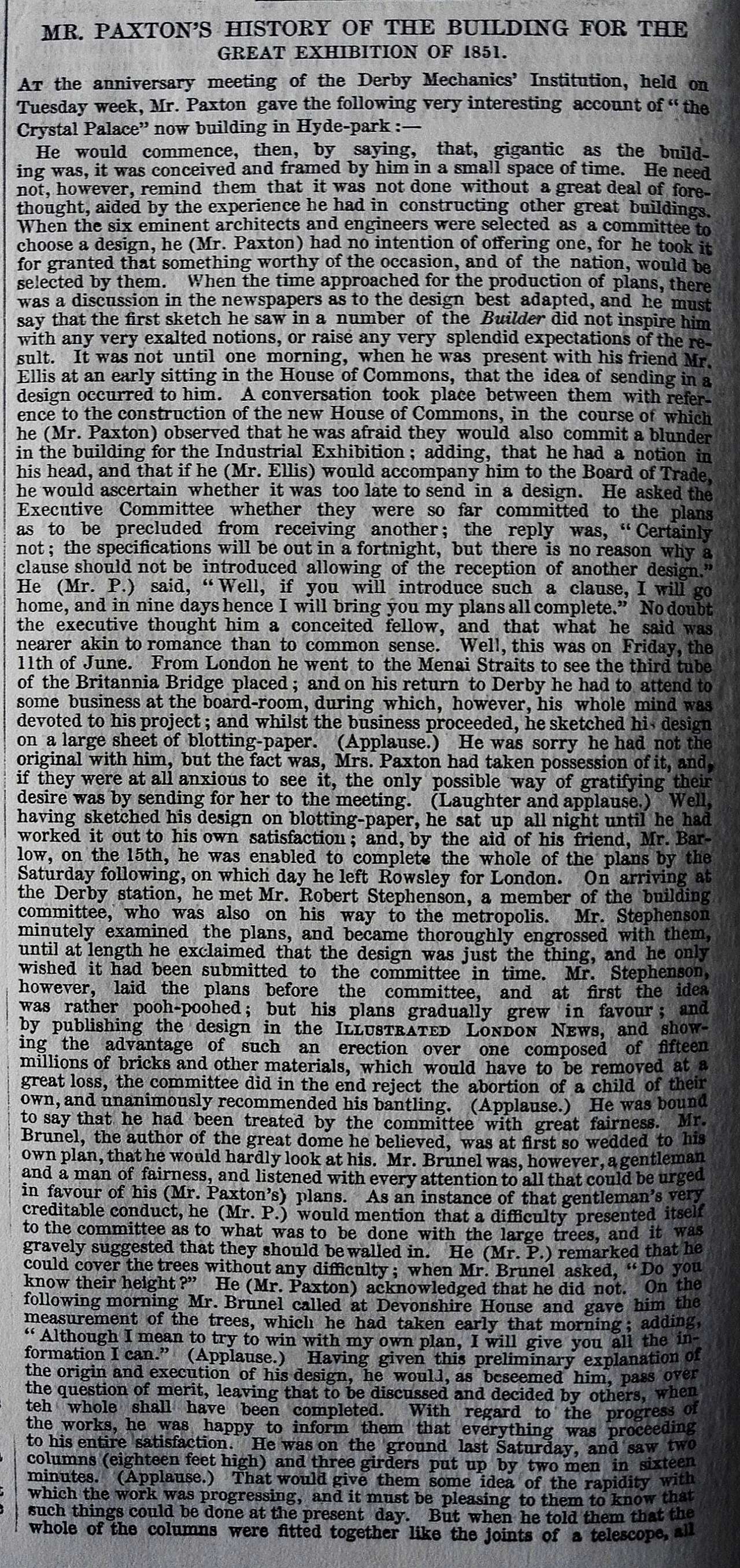 Paxton History